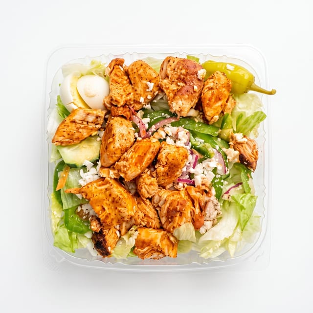 Buffalo Grilled Chicken Salad.