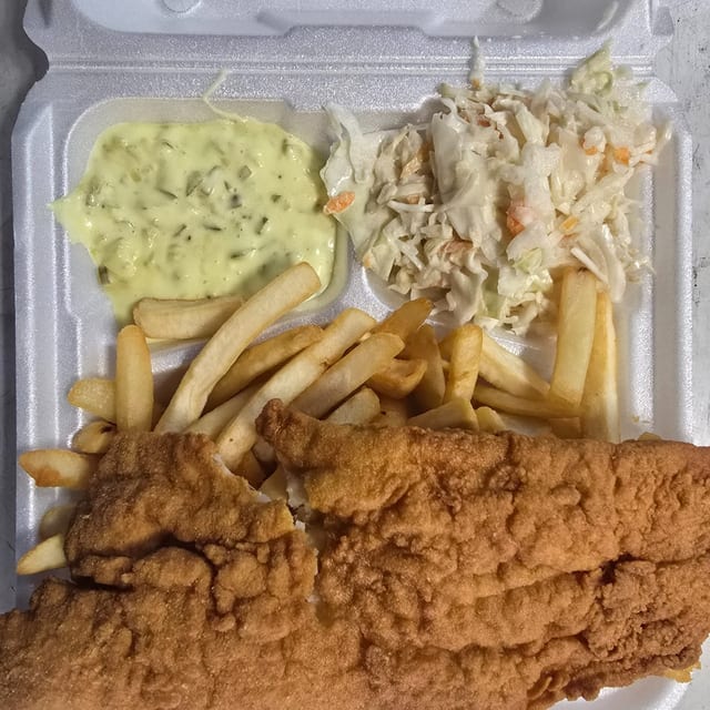 Fish and Chips.